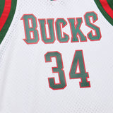 Giannis Antetokounmpo Milwaukee Bucks 13-14 HWC Swingman Jersey - White