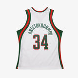 Giannis Antetokounmpo Milwaukee Bucks 13-14 HWC Swingman Jersey - White