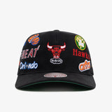 HWC NBA All Over East Deadstock Snapback - Black