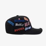 HWC NBA All Over East Deadstock Snapback - Black