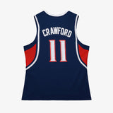 Jamal Crawford Atlanta Hawks 09-10 HWC Swingman Jersey - Navy