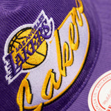 Los Angeles Lakers Centre Circle Origin Snapback - Purple