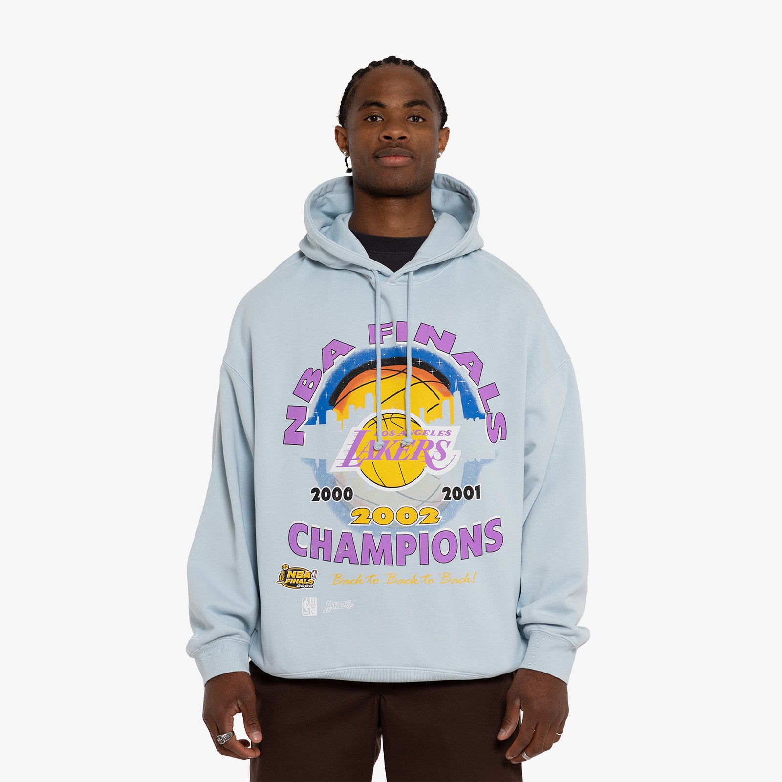 Los Angeles Lakers Finals Champion Hoodie Light Blue