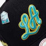 Los Angeles Lakers Ice Cold Pro Crown Snapback - Black/Teal