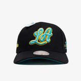 Los Angeles Lakers Ice Cold Pro Crown Snapback - Black/Teal