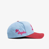 Los Angeles Lakers Lover Boy Pro Crown Snapback - Blue/Maroon/Pink