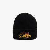 Los Angeles Lakers NBA Hoops Knit Beanie - Black