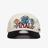 Los Angeles Lakers vs Boston Celtics 1998 Final Deadstock Snapback - White Cream/Black