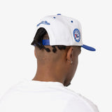 Philadelphia 76ers Vintage Letter Snapback - White/Cream/Blue