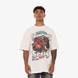 San Antonio Spurs True Colours T-Shirt - Vintage White