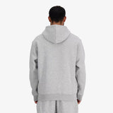 Essentials Logo Fleece Pullover Hoodie - Athletic Grey