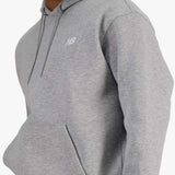 Essentials Logo Fleece Pullover Hoodie - Athletic Grey