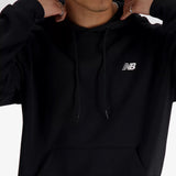 Essentials Logo Fleece Pullover Hoodie - Black