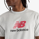 Athletics Logo T-Shirt - Ash Heather
