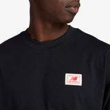 NB Woven Label T-Shirt - Black