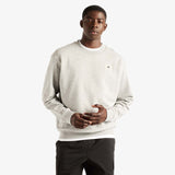 NB Woven Label Crewneck Sweatshirt - Ash Heather