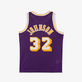 Magic Johnson Los Angeles Lakers 84-85 HWC Youth Swingman Jersey - Purple