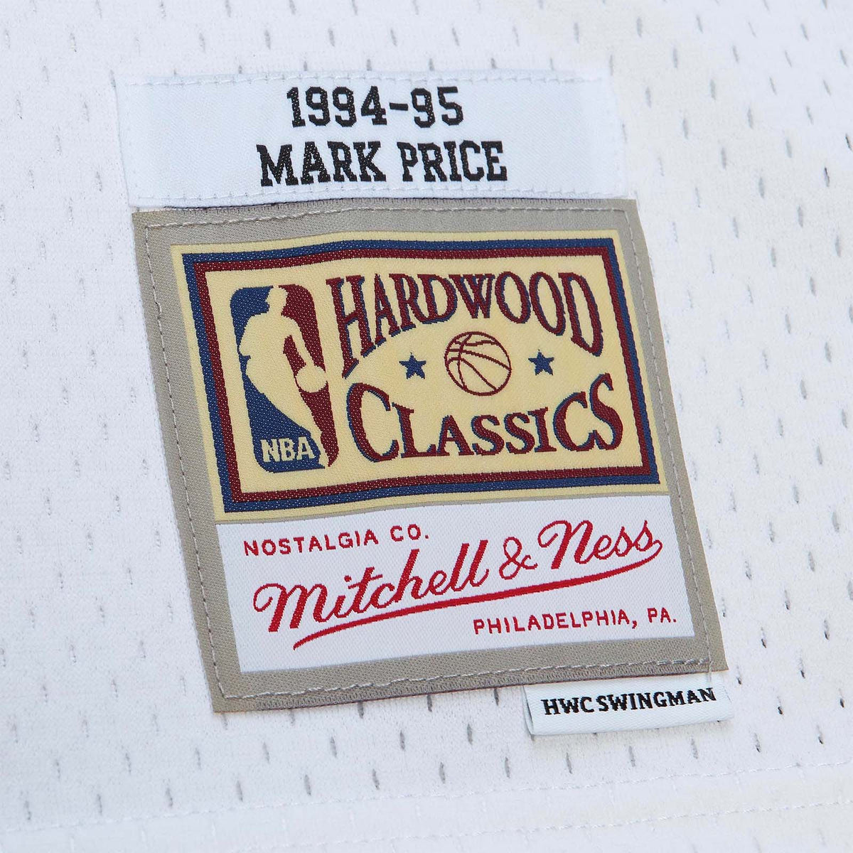 Mark Price Cleveland Cavaliers 94-95 HWC Swingman Jersey - White