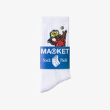 Invitational Socks - White