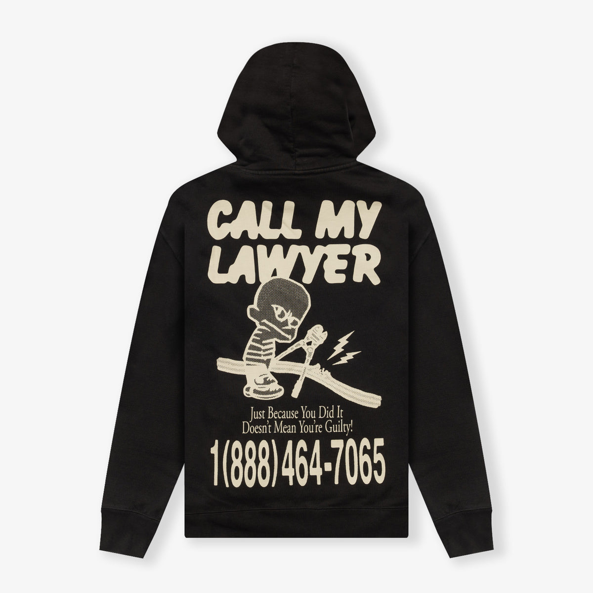 Not Guilty Hoodie - Washed Black