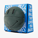 Smiley Sherpa Basketball Pillow - Sage