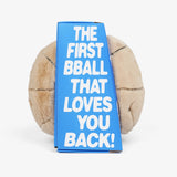 Smiley Sherpa Basketball Pillow - Sand