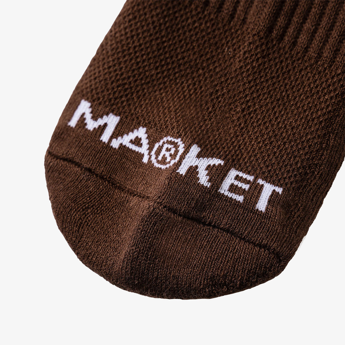 Smiley Upside Down Socks - Brown