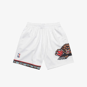 Retro 95 96 Memphis Grizzlies Basketball Shorts Stitched Green