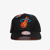 Miami Heat Double Team Pro Crown Snapback - Black