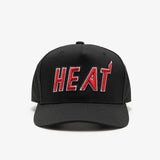 Miami Heat Wordmark MVP Adjustable Snapback - Black