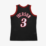 Allen Iverson Philadelphia 76ers 97-98 HWC Swingman Jersey - Black