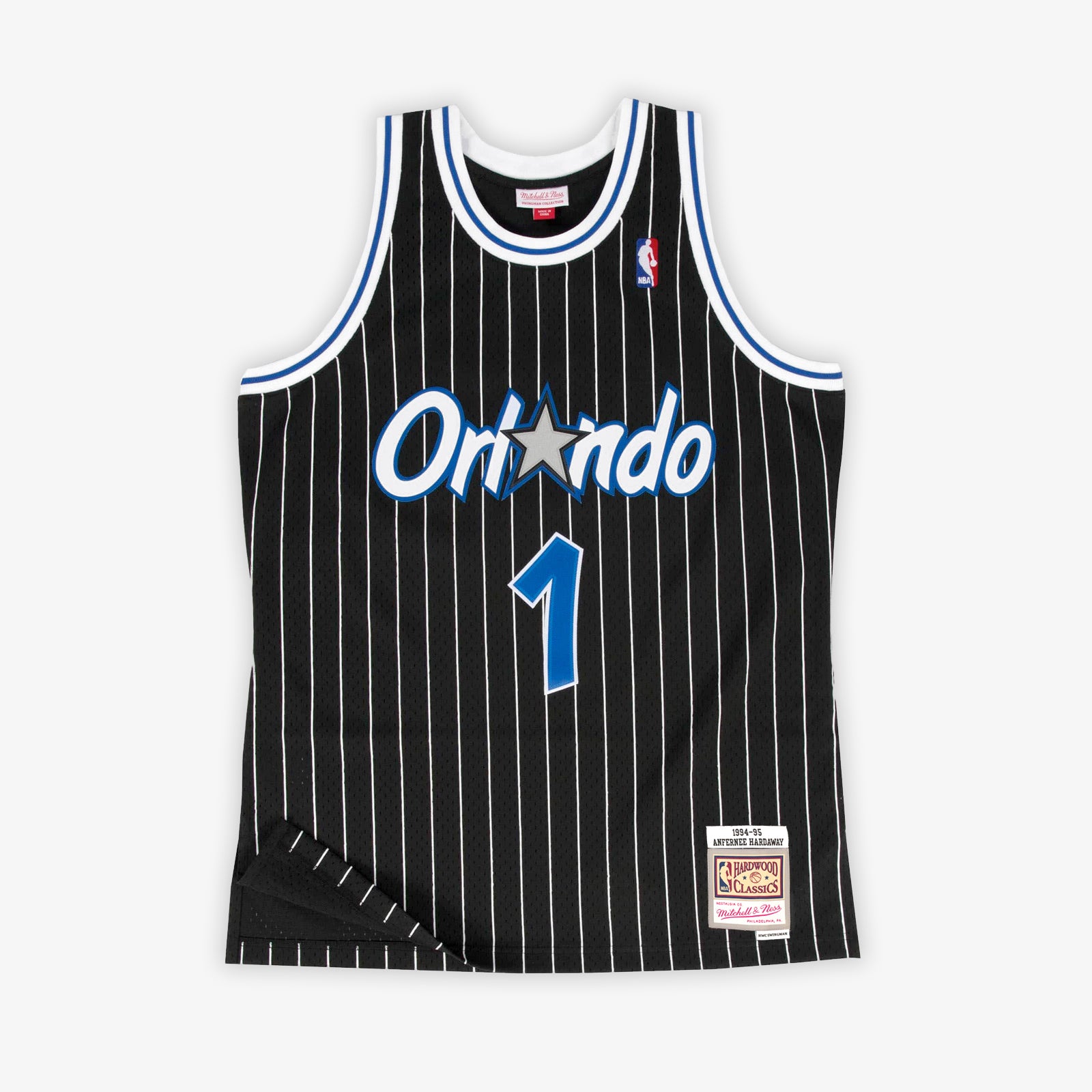 Penny Hardaway Orlando Magic 94-95 HWC Swingman Jersey - Black - Throwback