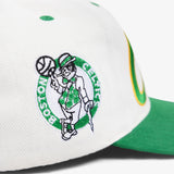 Boston Celtics Team Script Deadstock Snapback - Off White