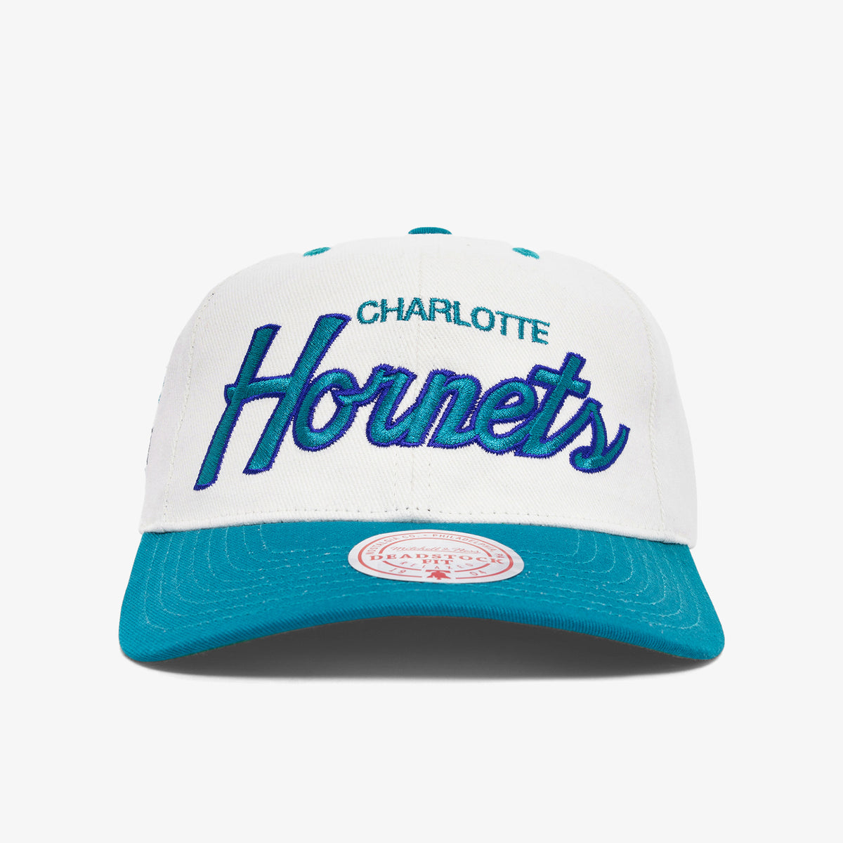 Mitchell & Ness Charlotte Hornets Buzz City HWC Snapback Hat Teal