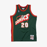 Autographed Gary Payton Seattle Supersonics Jersey