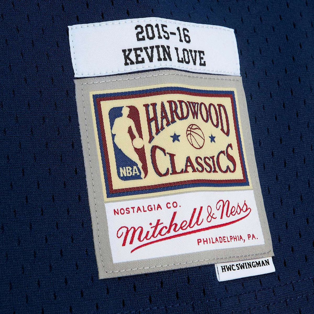 Kevin Love Cleveland Cavaliers 15-16 HWC Swingman Jersey - Navy - Throwback