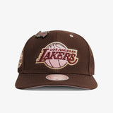 Los Angeles Lakers Sugar Bacon Pro Crown Snapback - Brown