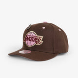 Los Angeles Lakers Sugar Bacon Pro Crown Snapback - Brown