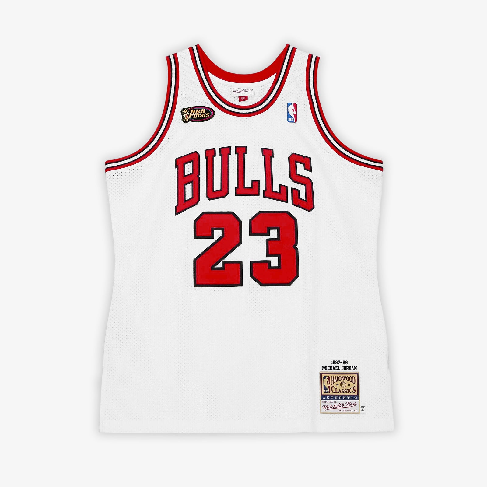 Authentic Mitchell & Ness Swingman Shorts Chicago Bulls Road 1997-98 NBA NEW