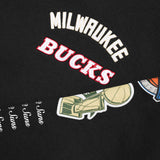 Milwaukee Bucks Conference Crew Sweatshirt - Black
