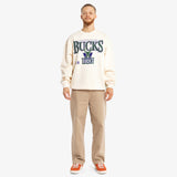 Milwaukee Bucks Underscore Crew Sweatshirt - Unbleached