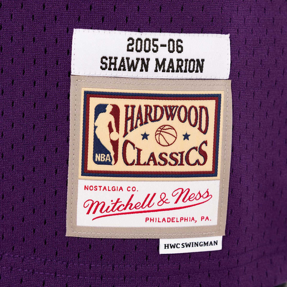 Shawn Marion Phoenix Suns 05-06 HWC Swingman Jersey - Purple - Throwback