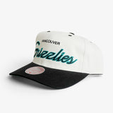 Vancouver Grizzlies Team Script Deadstock Snapback - Off White