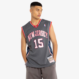 Jason Kidd, New Jersey Nets 04-05 HWC Swingman Jersey - Grey - Throwback