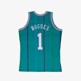 Muggsy Bogues Charlotte Hornets 92-93 HWC Youth Swingman Jersey - Teal