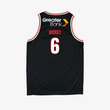 Will Hickey Illawarra Hawks 2025 NBL Primary Jersey - Black