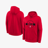 Chicago Bulls Youth Club Fleece Pullover Practice Hoodie - University Red