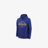 Golden State Warriors Youth Club Fleece Pullover Practice Hoodie - Rush Blue