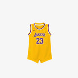 LeBron James Los Angeles Lakers Icon Edition Infant Onesie - Amarillo