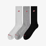 NB Patch Logo Crew Socks (3 Pairs) - Multi